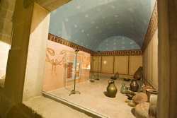 Vize A Tümülüsünün İstanbul Arkeoloji Müzesindeki Rekonstruksiyonu