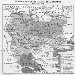 1913'te Balkanlar