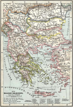 1.Balkan Savaşı Öncesi Balkanlar