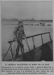 Petar Bojovic yaralıyken 1915