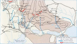 Kılkış - Lahana Savaşı haritası