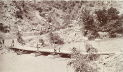 Kresna savaşında Yunan duba köprüsü