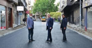 Cinarli Street is being renewed