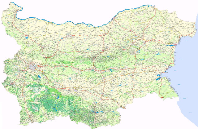 Bulgaria Map