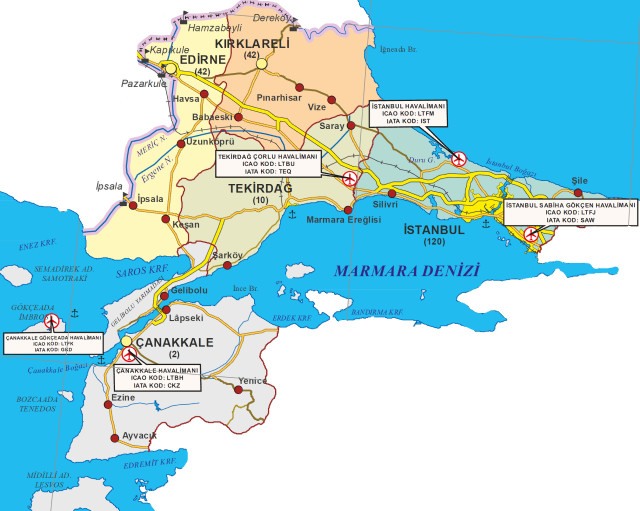 Airports Map