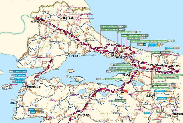 Tunnels Map