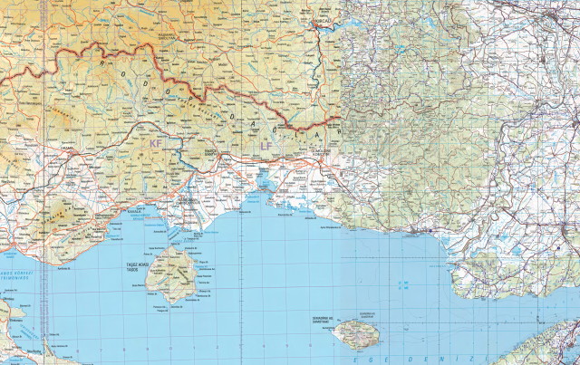 Western Thrace Map