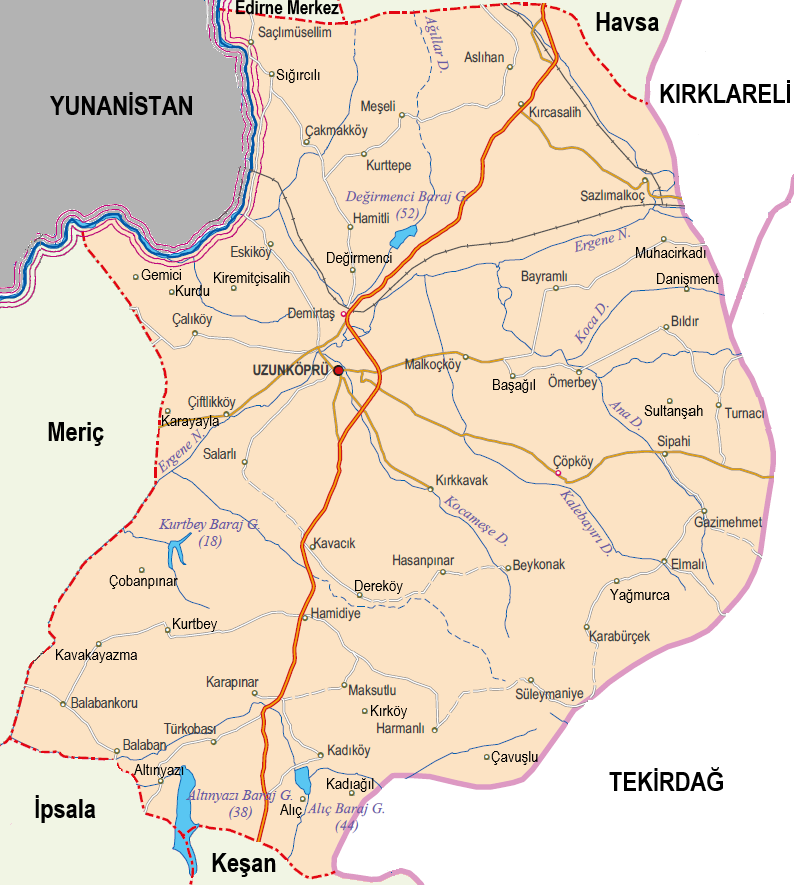 Uzunköprü Köyleri