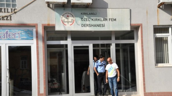 Kırklareli'nde Polis 6 kurumla eğitim kurumlarına baskın yaptı
